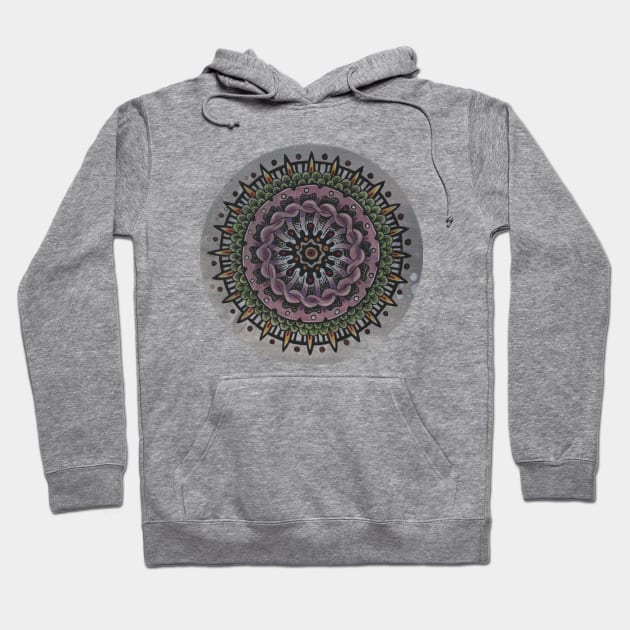 Cell Growth Mandala T-shirt Hoodie by Michael Gardner